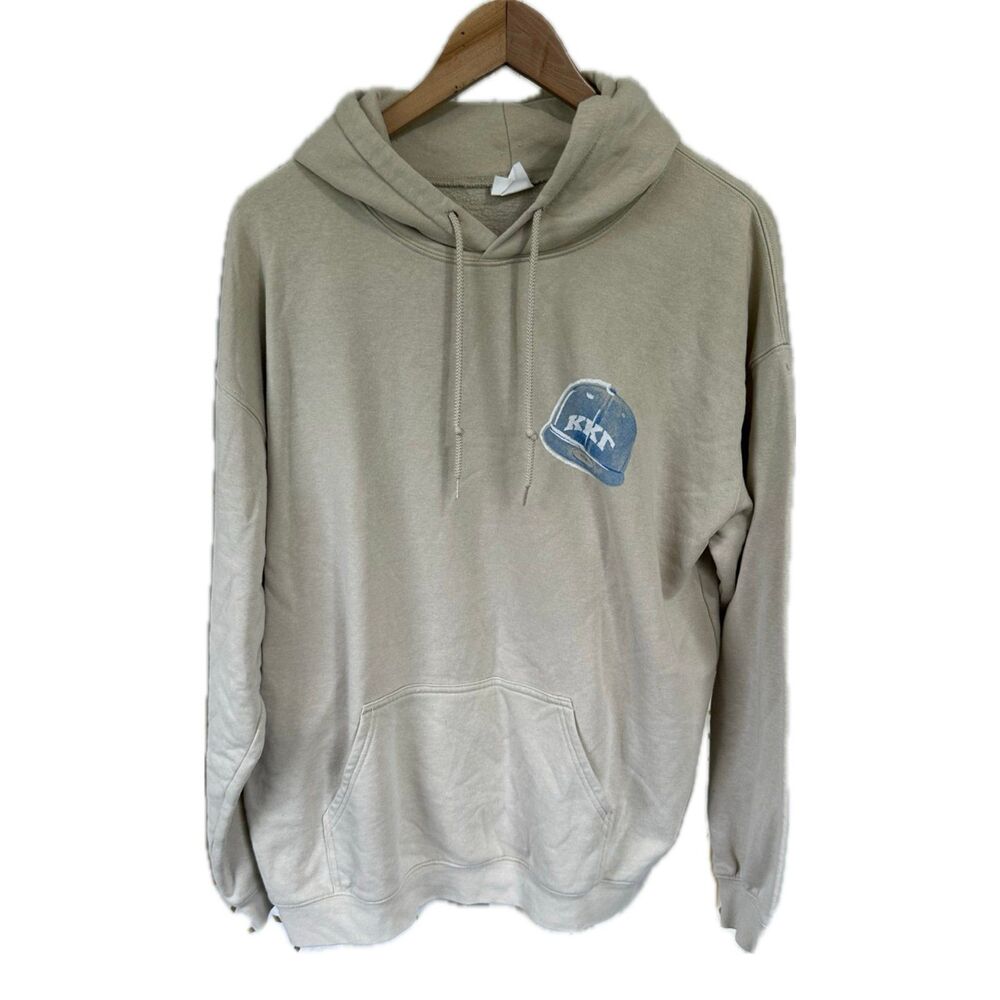 Kappa Kappa Gamma KKG Sorority Cotton Blend Baseball Sweatshirt Hoodie L